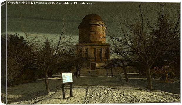  Hamilton Mausoleum , on the Dark Side Canvas Print by Bill Lighterness