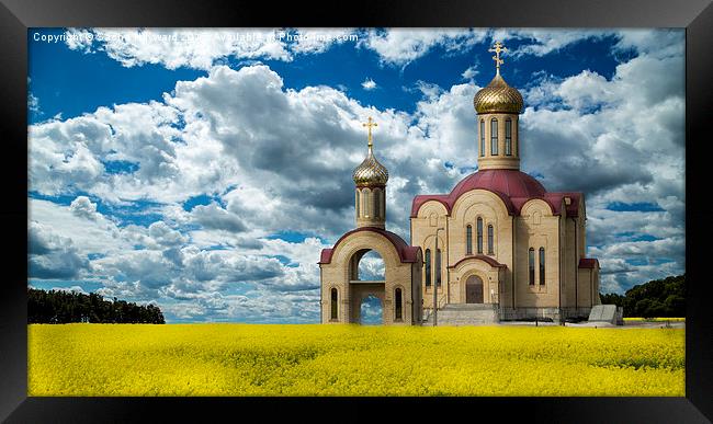  Russian orthodox church Framed Print by Sacha Hayward