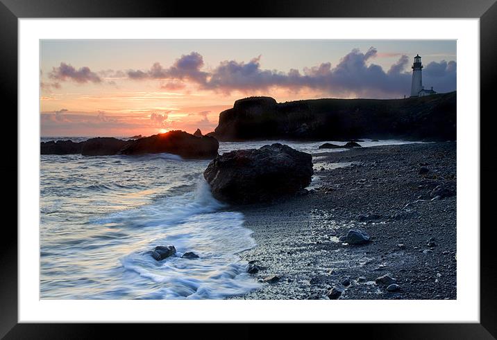 Time for a Light Framed Mounted Print by Mike Dawson