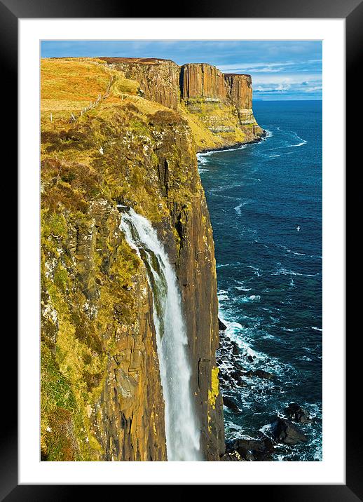 Kilt Rock, Isle of Skye Framed Mounted Print by David Ross