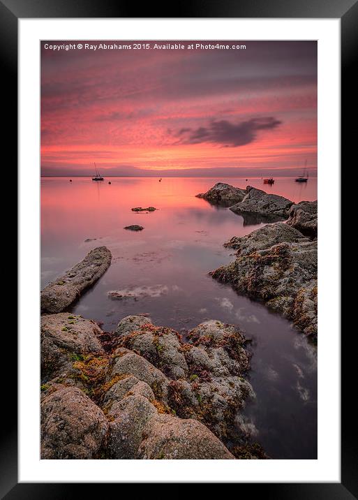  Solstice Dawn Framed Mounted Print by Ray Abrahams