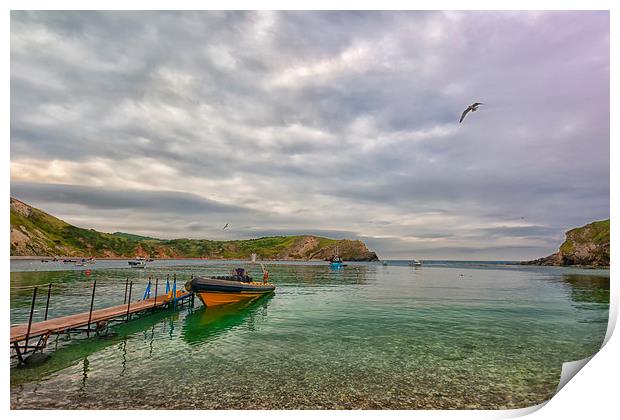  Lulworth.  Print by Mark Godden