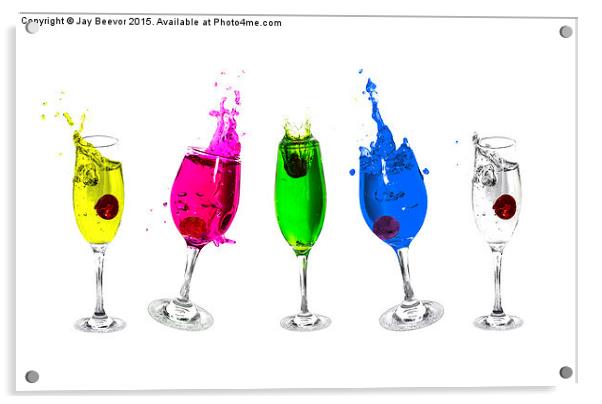   Colour Water Splash Acrylic by Jay Beevor