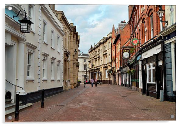 Trinity House Lane Acrylic by Sarah Couzens