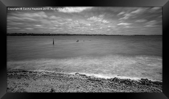  The tides before me Framed Print by Sacha Hayward