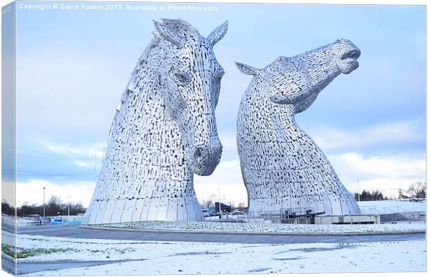  The Kelpies Canvas Print by Photogold Prints