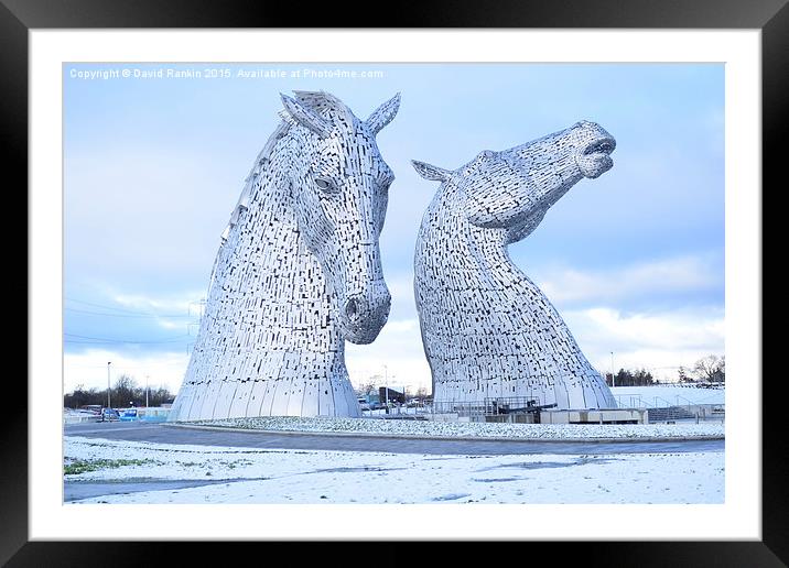  The Kelpies Framed Mounted Print by Photogold Prints