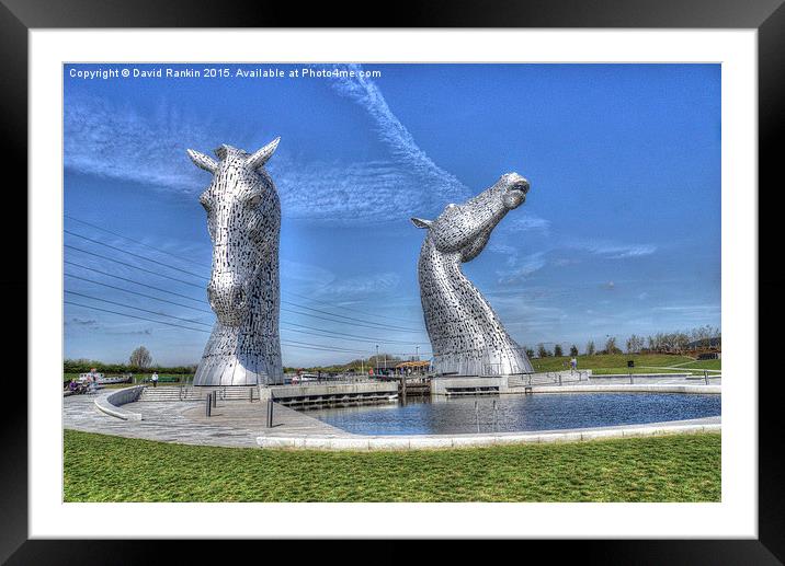  The Kelpies, Helix Park, Grangemouth Framed Mounted Print by Photogold Prints