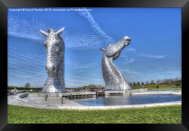  The Kelpies, Helix Park, Grangemouth Framed Print by Photogold Prints
