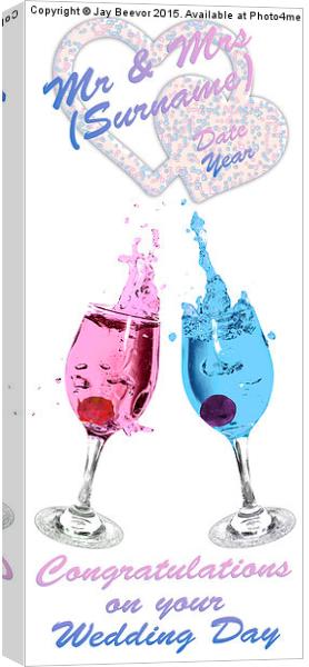  Congratulations Colour Splash Canvas Print by Jay Beevor