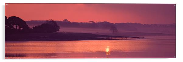 Port Lion Sunrise Acrylic by Mark Robson