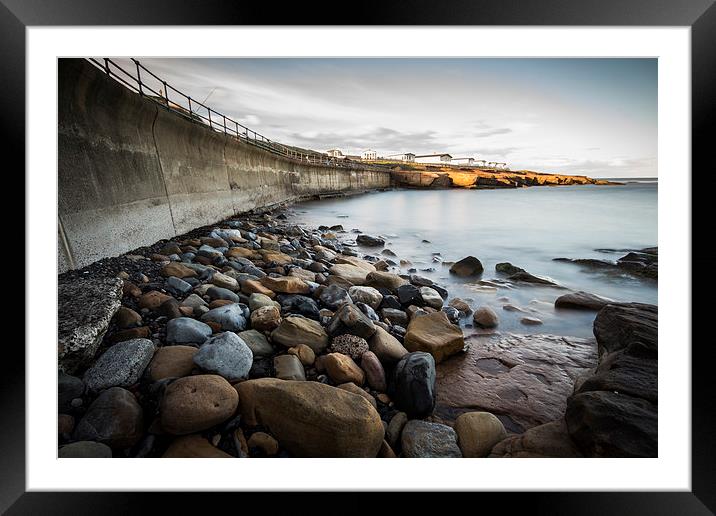  Milky water at newbiggin Framed Mounted Print by christopher gould