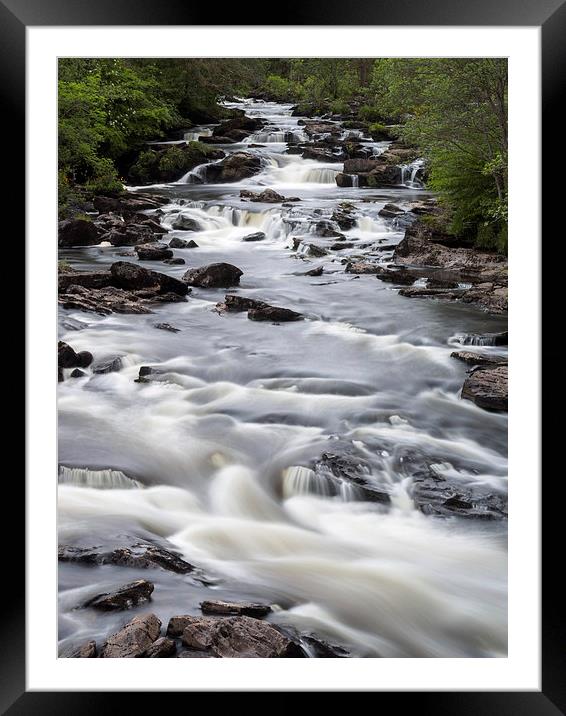  Falls Of Dochart, Killin, Scotland. Framed Mounted Print by Tommy Dickson