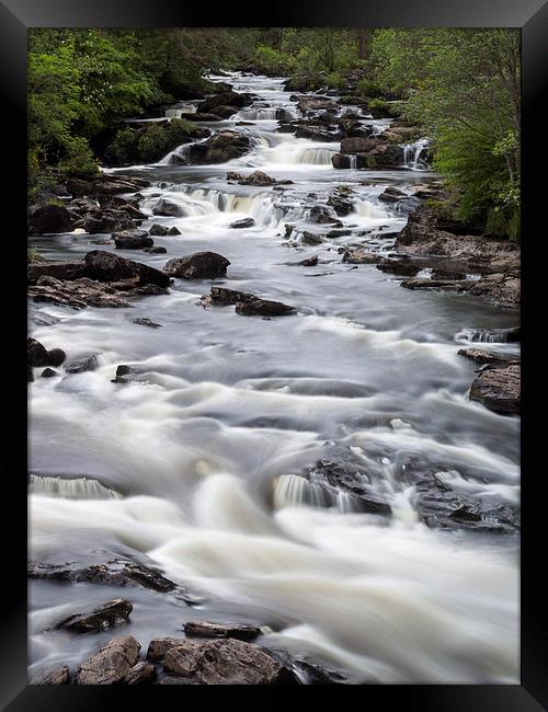  Falls Of Dochart, Killin, Scotland. Framed Print by Tommy Dickson