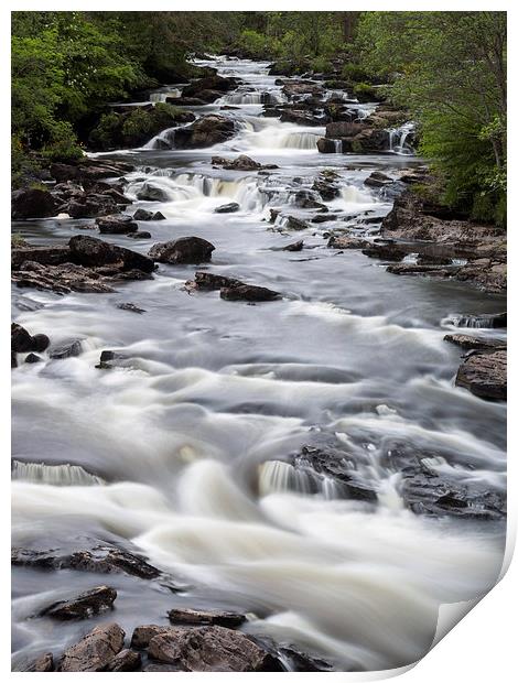  Falls Of Dochart, Killin, Scotland. Print by Tommy Dickson