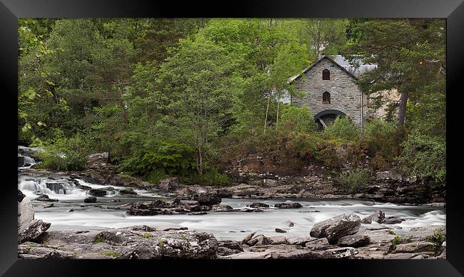The waterwheel at the Falls of Dochart, Killin. Framed Print by Tommy Dickson