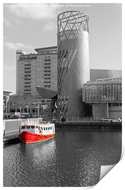  The Lowry Theatre Print by Stuart Giblin