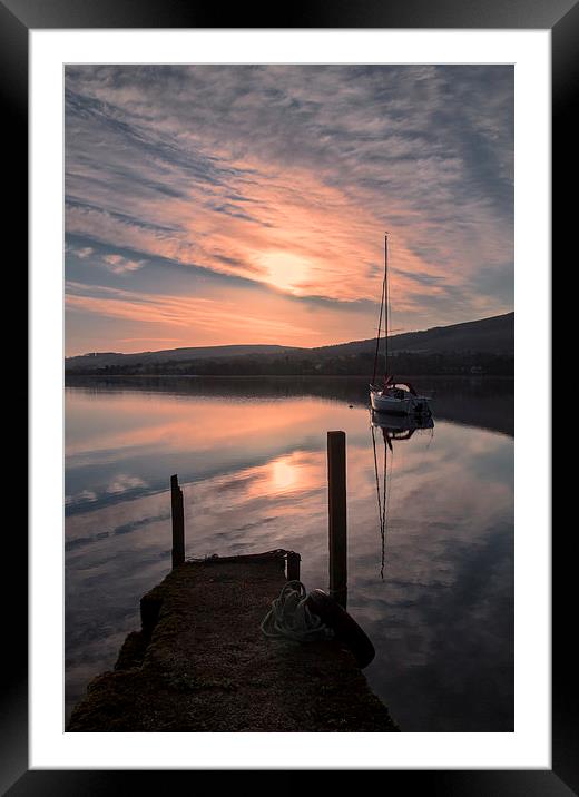 Ullswater Sunrise Framed Mounted Print by Roger Green