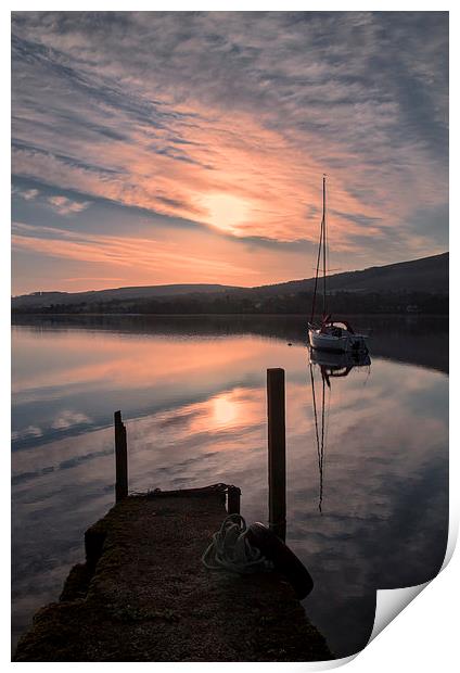 Ullswater Sunrise Print by Roger Green