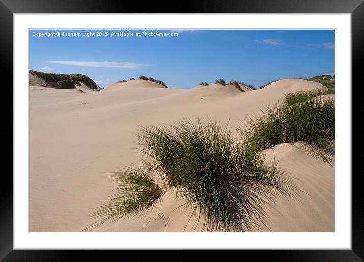  Sand dunes at Formby Framed Mounted Print by Graham Light
