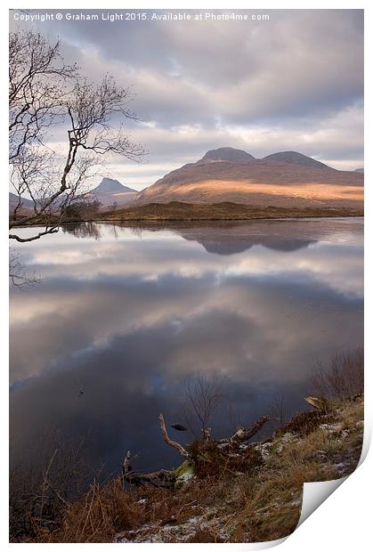Reflections across the Loch Print by Graham Light