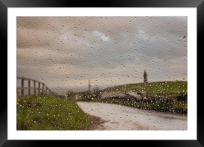 Through the Rain Framed Mounted Print by Jeni Harney