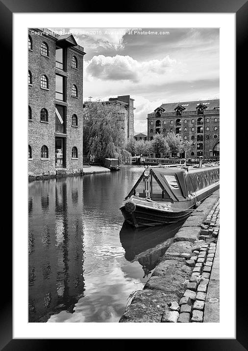  Castlefield Waterways of Manchester Framed Mounted Print by Stuart Giblin
