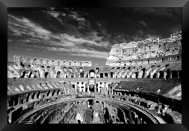  The Colosseum, Rome Framed Print by Gavin Liddle