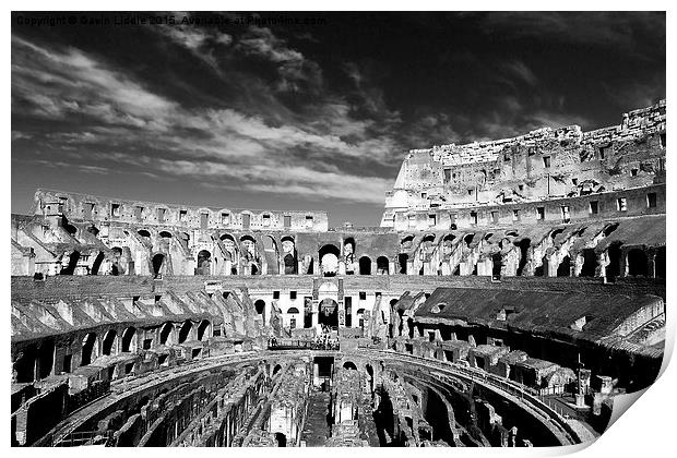  The Colosseum, Rome Print by Gavin Liddle