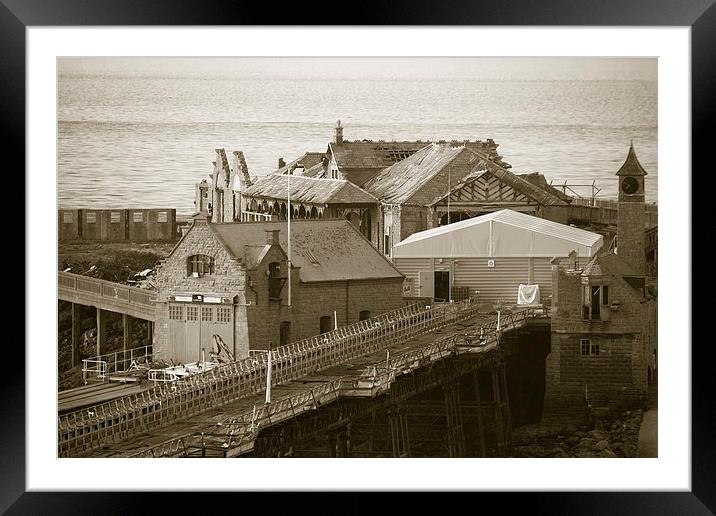 Birnbeck Pier Framed Mounted Print by Dean Merry