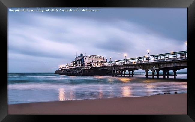  Bournemouth Pier  Framed Print by Darren Kingshott