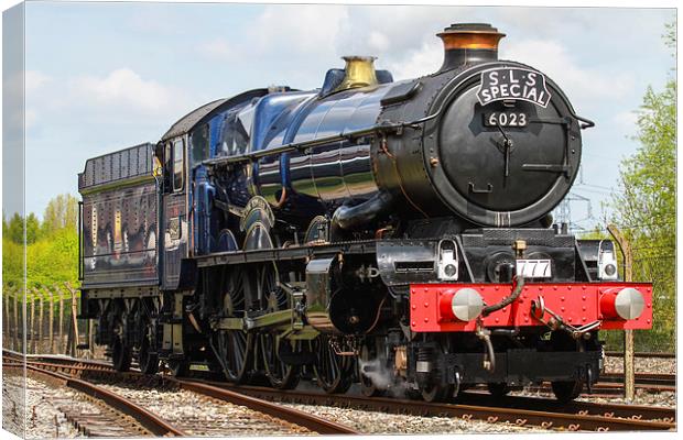  Steam Train King Edward II 2 Canvas Print by Oxon Images