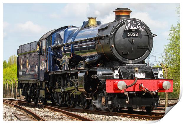  Steam Train King Edward II 2 Print by Oxon Images