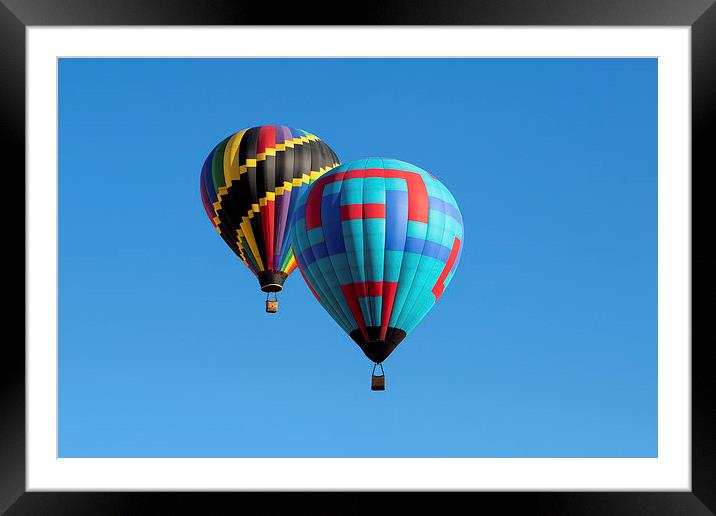  Clear Blue Sky Framed Mounted Print by David Hare