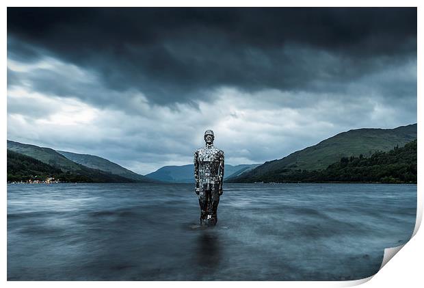 Still Man, Loch Earn Print by Ian Potter