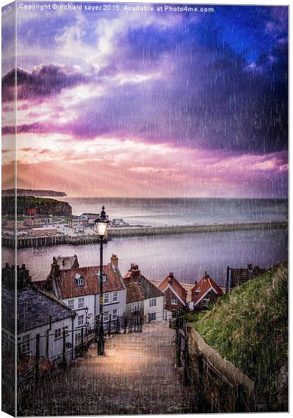  Mind Your Step Canvas Print by richard sayer
