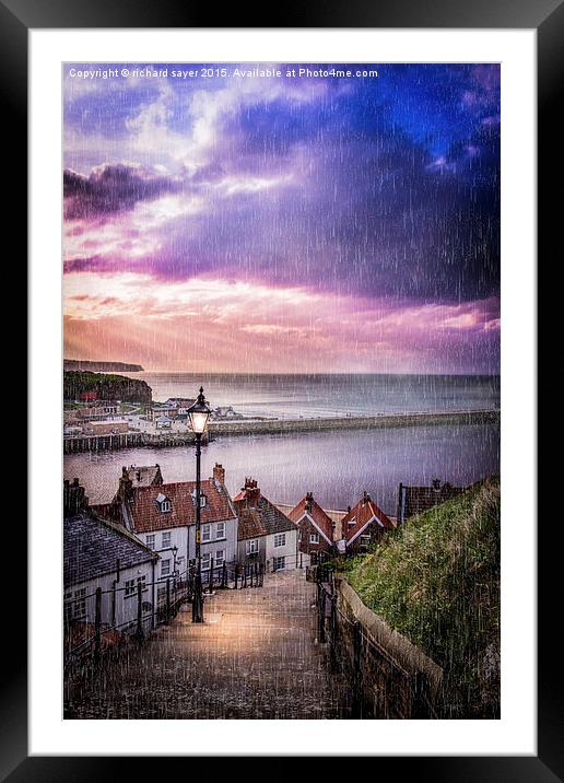  Mind Your Step Framed Mounted Print by richard sayer