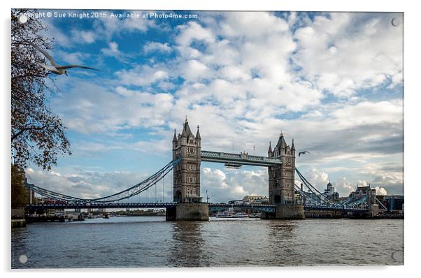  Tower Bridge,London Acrylic by Sue Knight