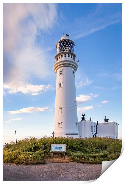  Flamborough Head Lighthouse Print by Andy McGarry