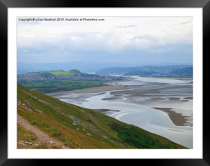  Llandudno-Wales. Framed Mounted Print by Lilian Marshall