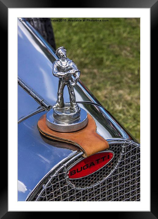  Bugatti T 37 Framed Mounted Print by Thanet Photos