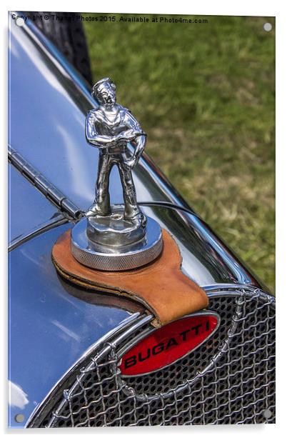  Bugatti T 37 Acrylic by Thanet Photos