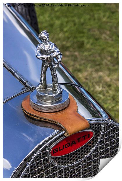  Bugatti T 37 Print by Thanet Photos