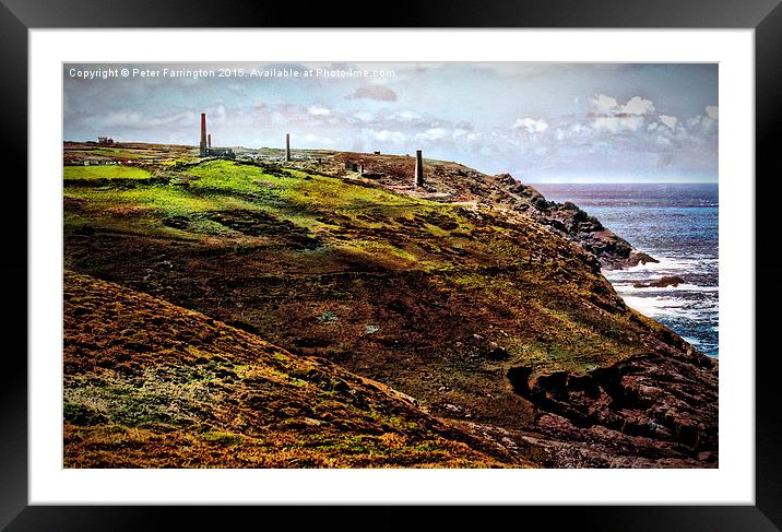 View From The South West Framed Mounted Print by Peter Farrington