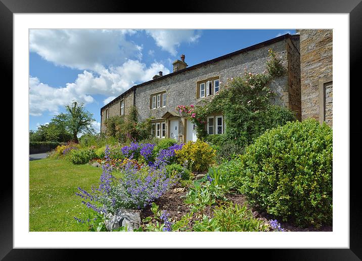  Country Cottages - Downham Framed Mounted Print by Gary Kenyon
