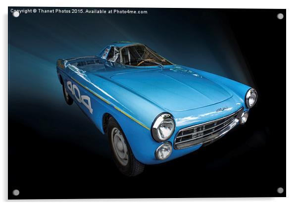  Peugeot 404 Diesel Record 1965 Acrylic by Thanet Photos
