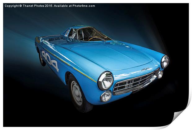  Peugeot 404 Diesel Record 1965 Print by Thanet Photos