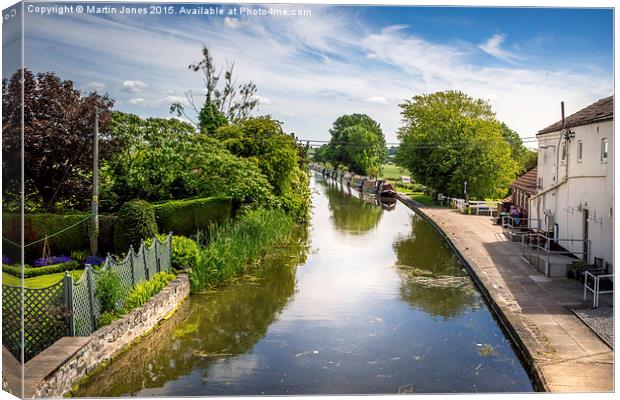 The Chesterfield Canal at Clayworth Canvas Print by K7 Photography