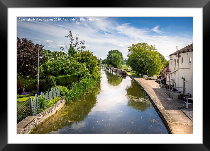 The Chesterfield Canal at Clayworth Framed Mounted Print by K7 Photography