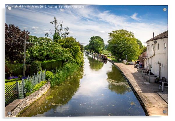 The Chesterfield Canal at Clayworth Acrylic by K7 Photography
